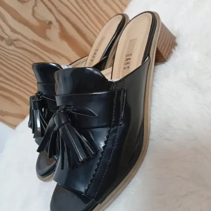 [BUNJANG] Daks Tassel Mule Sandals 240 / 닥스 태슬 뮬 샌들 240