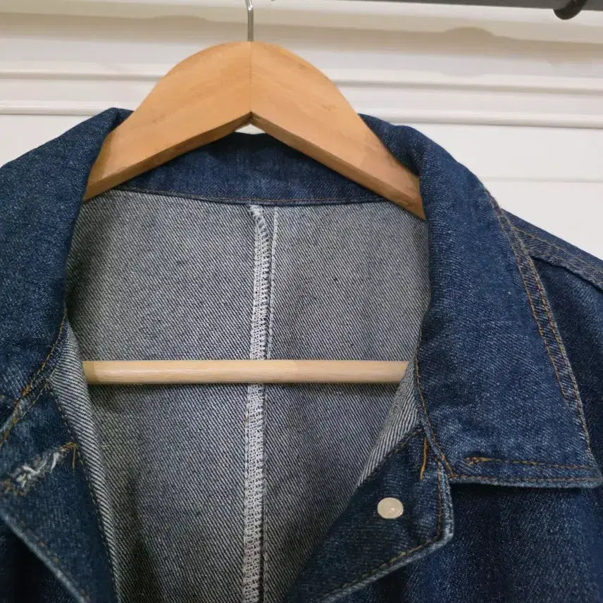 [BUNJANG] Nahurang Vintage Denim Jacket / 봄 빈티지 깜찍한 나후랑  청 자켓  거의새거  가슴단면69