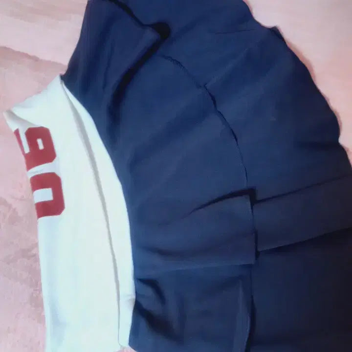 [BUNJANG] American College Style Two-Piece Set / 투피스 반팔 스커트 세트 아메리칸 코스프레 옷