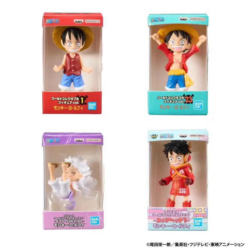 [BUNJANG] One Piece World Collectable Mini Figure Luffy / (오늘만 특가)원피스가챠 월콜 월드콜렉터블 미니 피규어 루피 판매