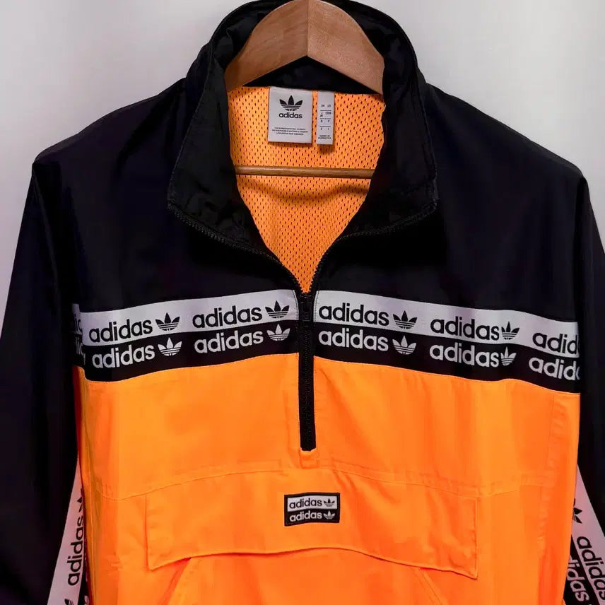 [SOLD OUT] 아디다스 네온 오버핏 아노락 바람막이 (M / 95~ 100 추천)