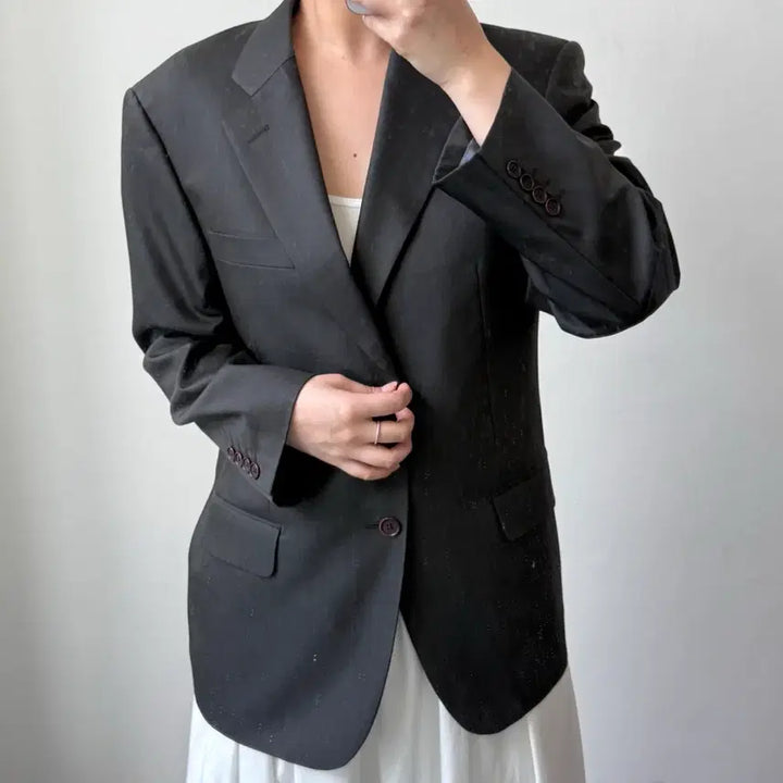 [BUNJANG] Givenchy Striped Wool Blazer / [70R] 지방시 스트라이프 울 블레이저