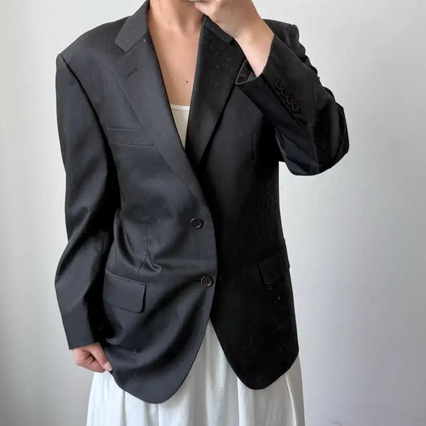 [BUNJANG] Givenchy Striped Wool Blazer / [70R] 지방시 스트라이프 울 블레이저