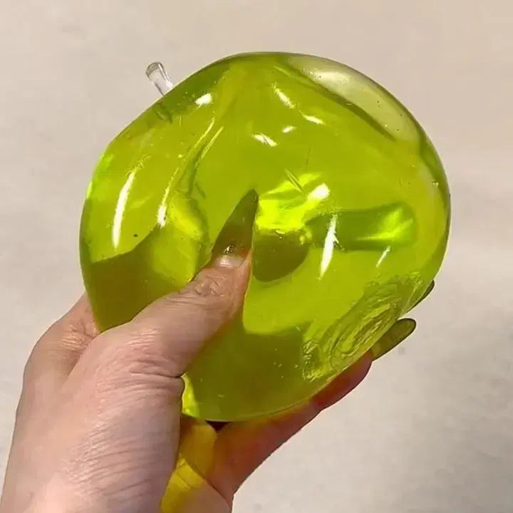 [SOLD OUT] 투명 청사과 슬랑이 말랑이