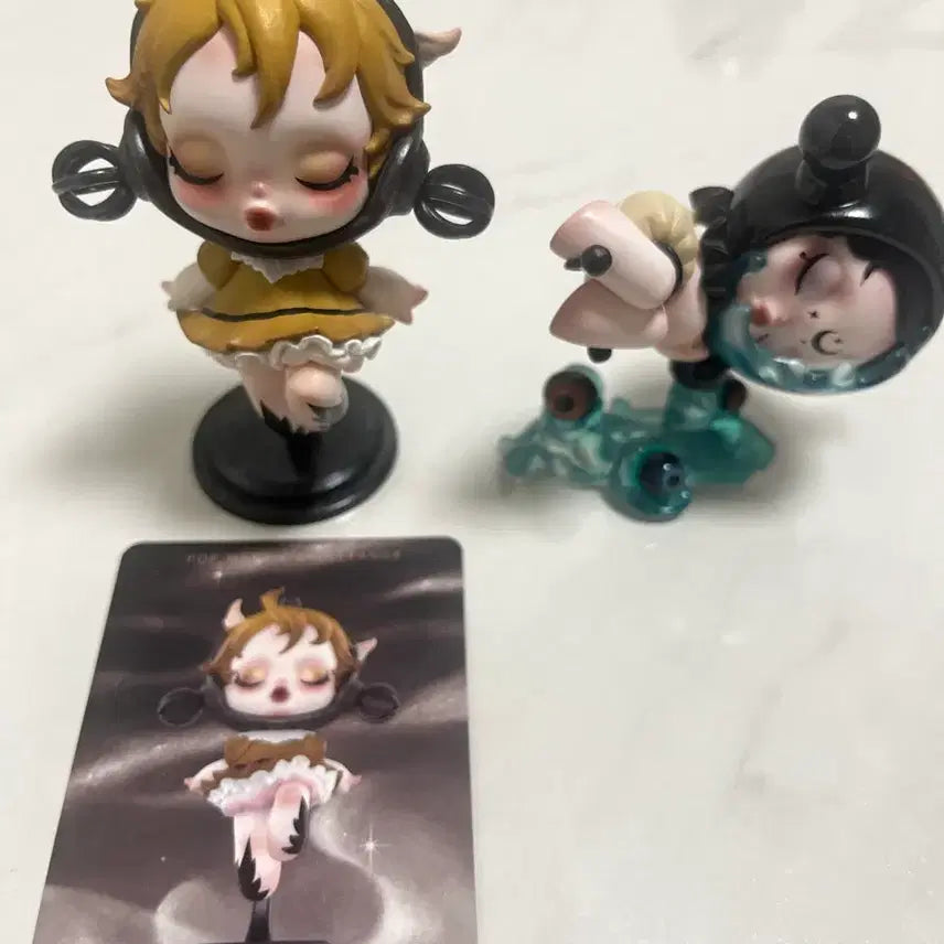 [BUNJANG] Pop Mart Skullpanda "Reality World" Series (Set of 2) Figures / 팝마트 스컬판다 현실세계 시리즈 2종 일괄