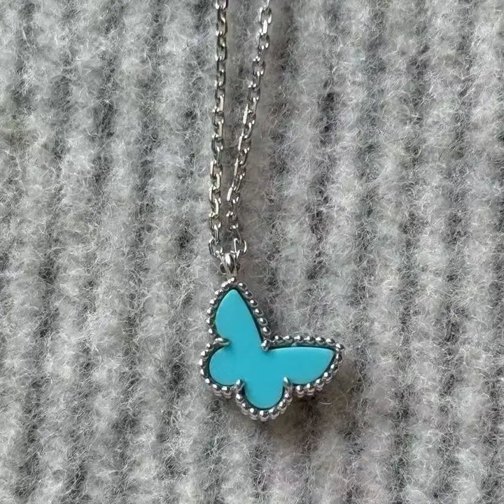 [BUNJANG] Van Cleef &amp; Arpels Butterfly Pendant Necklace / 반클리프 아펠 나비 펜던트 목걸이