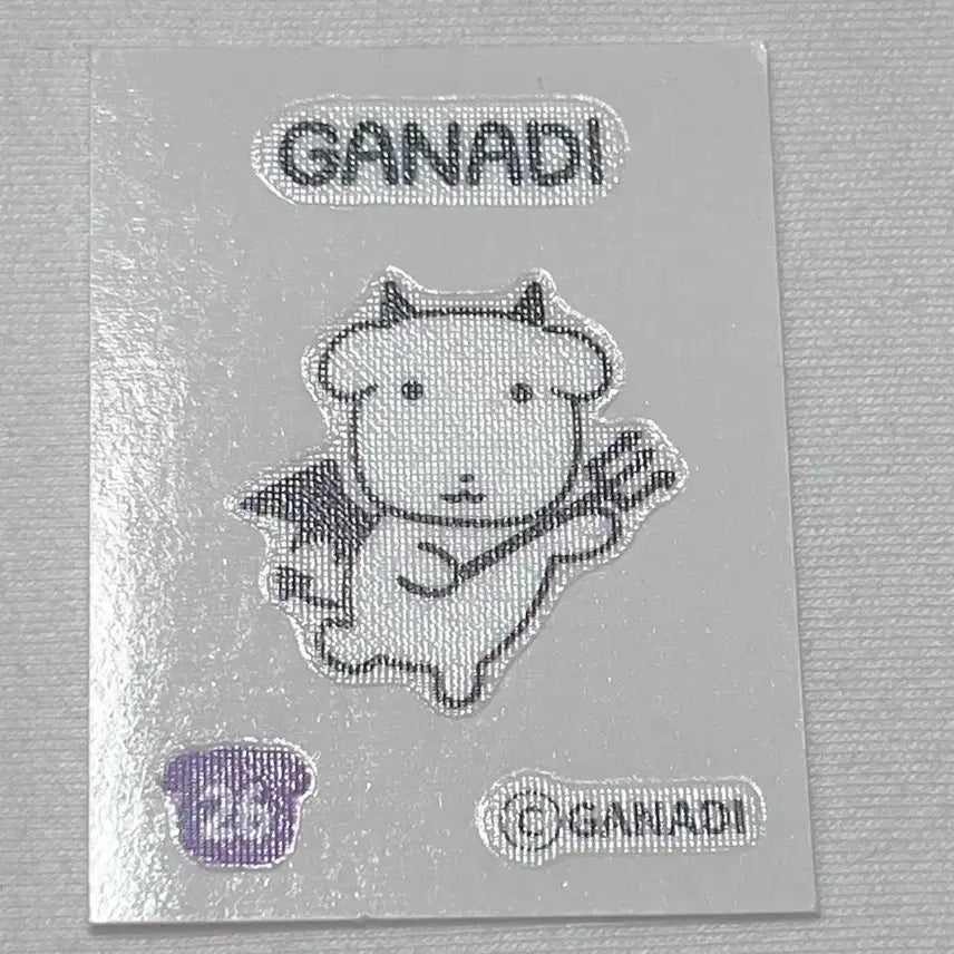 [BUNJANG] Devil Ganady Rare Ttibuseel Sticker / 악마 가나디 띠부씰