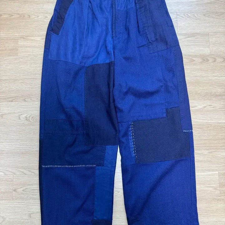 [BUNJANG] 블루블루 재팬 Pure Indigo Sashiko 린넨 팬츠 M사이즈 / 블루블루 재팬 Pure Indigo Sashiko 린넨 팬츠 M사이즈