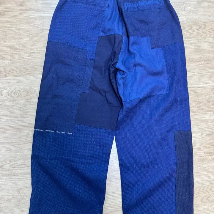 [BUNJANG] 블루블루 재팬 Pure Indigo Sashiko 린넨 팬츠 M사이즈 / 블루블루 재팬 Pure Indigo Sashiko 린넨 팬츠 M사이즈