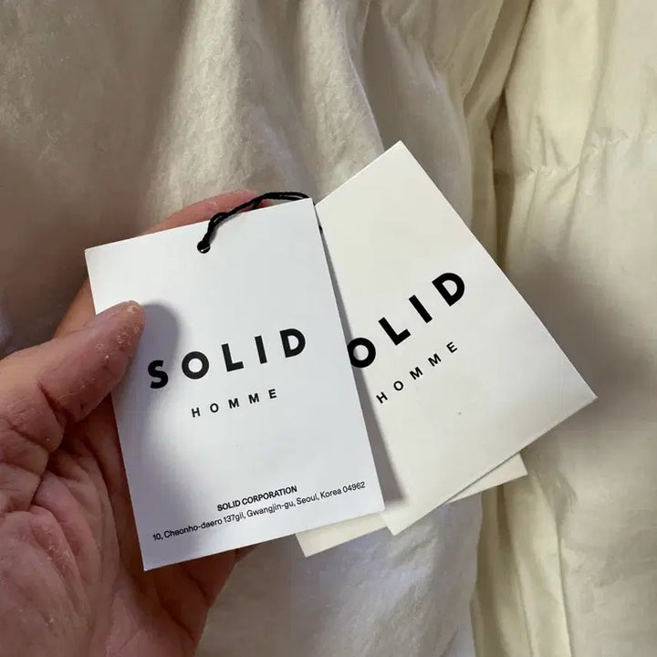 [BUNJANG] Solid Homme Ivory Poplin Short Sleeve Shirt / 23SS 솔리드옴므 반팔 셔츠 아이보리 오버핏 48