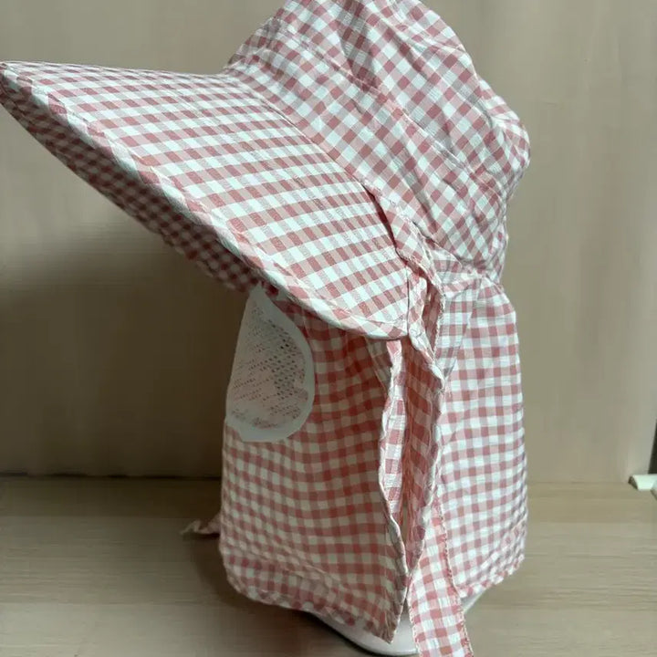 [BUNJANG] Checkered Sun Protection Farming Hat / 자외선차단 농사모자
