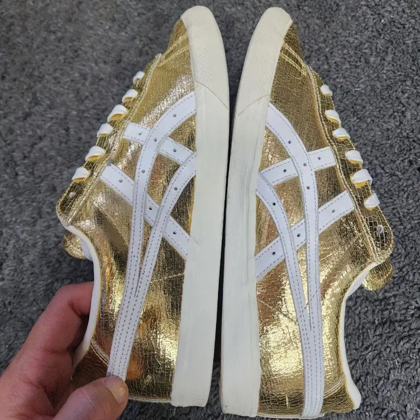 [BUNJANG] Onitsuka Tiger Fabre Gold Sneakers / 오니츠카타이거 골드 파브레 260사이즈