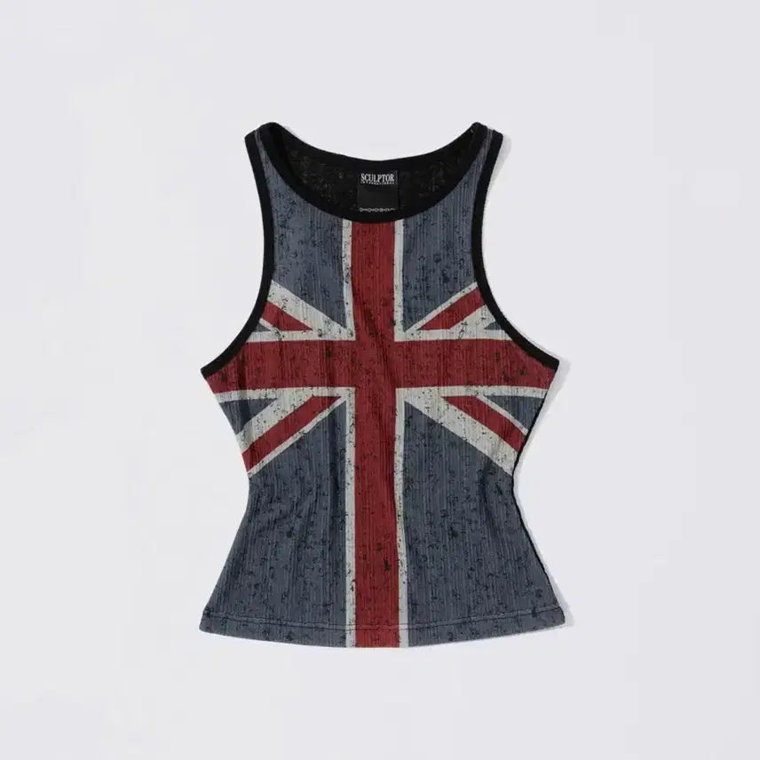 [BUNJANG] Sculptor UK Printing Tank Top / 스컬프터 uk 프린팅 탱크탑(공홈 품절)/ 키오프 나띠 착용