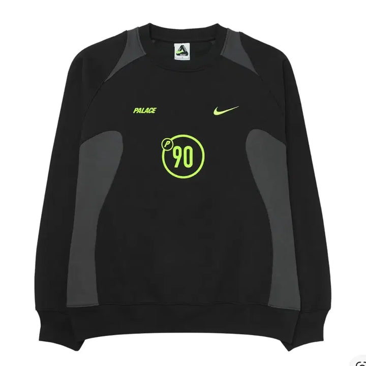 [BUNJANG] Palace x Nike Total 90 Crew Black (L) / 팔라스 x 나이키 토탈 P90 크루 블랙