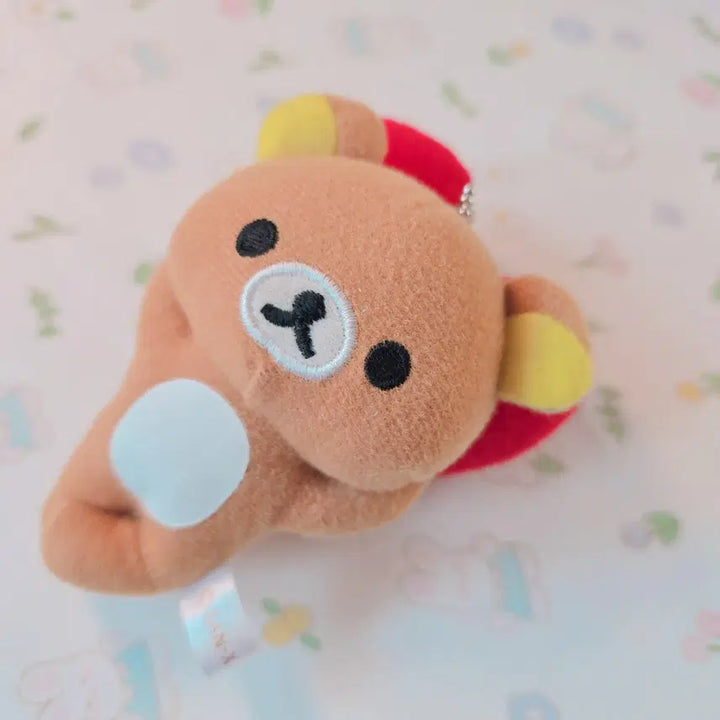 [SOLD OUT] 고전) 하트배게 누워있는 리락쿠마 마스코트 키링형 인형