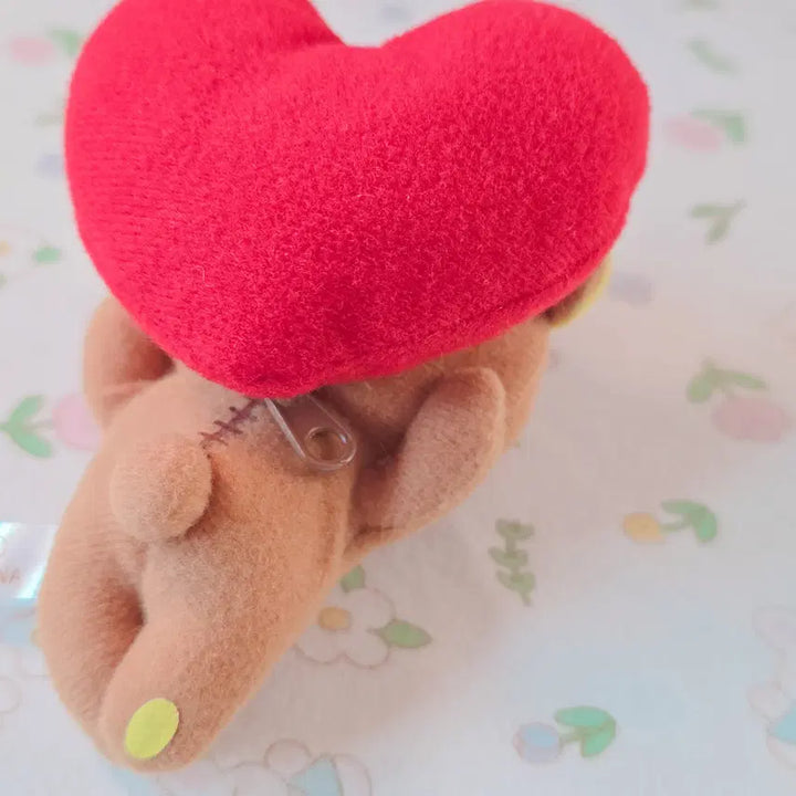 [SOLD OUT] 고전) 하트배게 누워있는 리락쿠마 마스코트 키링형 인형