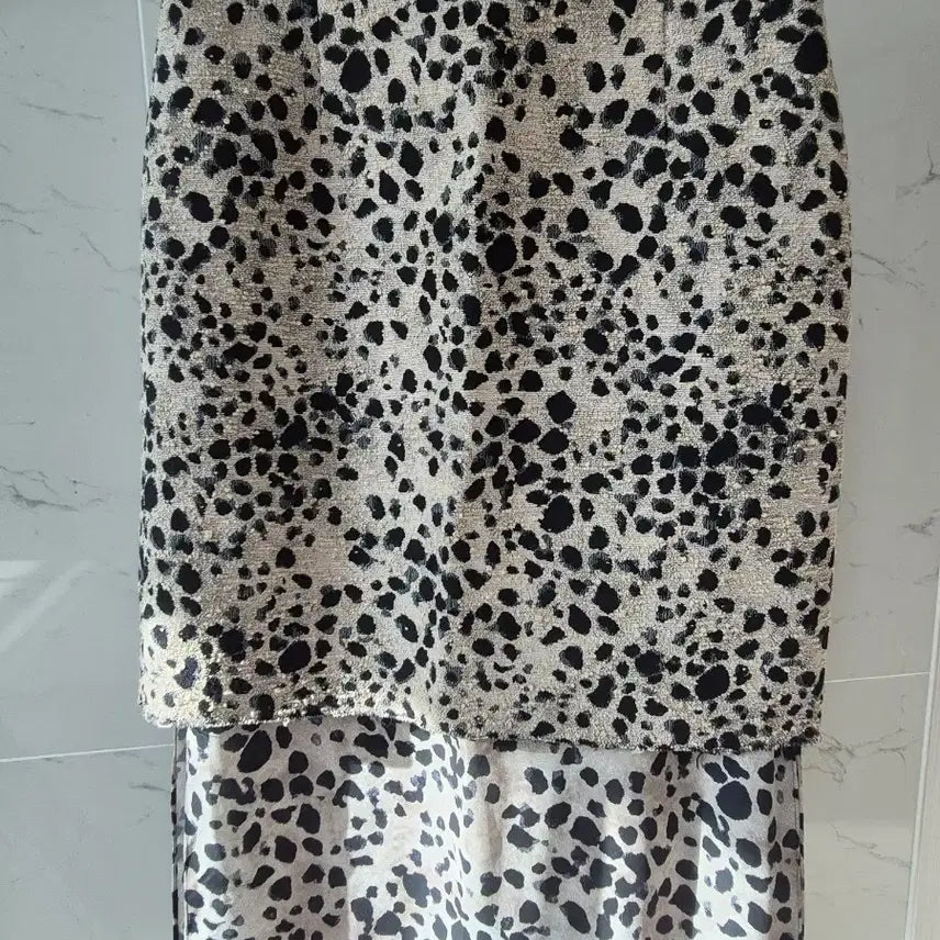 [BUNJANG] KUHO Leopard Long Skirt / KUHO 레오파드 롱스커트