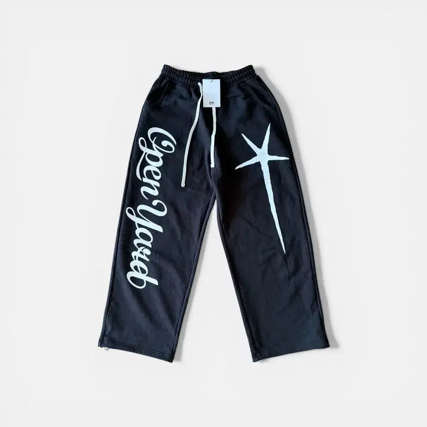 [SOLD OUT] 새상품) 오와이 SCRIPT POPPERS SWEAT PANTS