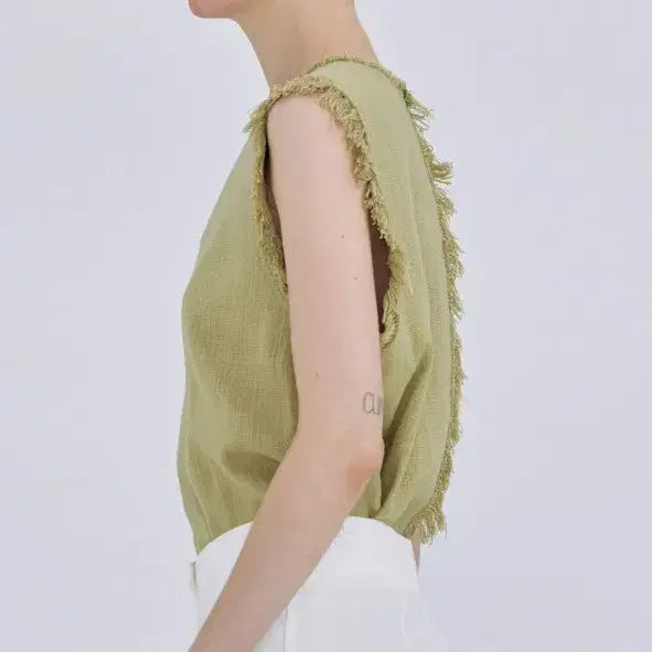 [SOLD OUT] 분더캄머 린넨 탑 새상품(택O)