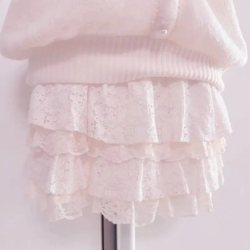 [SOLD OUT] 일본 빈티지 양산형 히메갸루 레이스 캉캉스커트