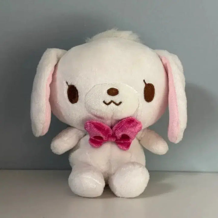 [BUNJANG] Sugar Bunnies Shirousa &amp; Kurousa Plush Doll Set / 고전 슈가바니즈 시로우사 인형 마스코트 산리오 메지루시 스트랩 스핀즈
