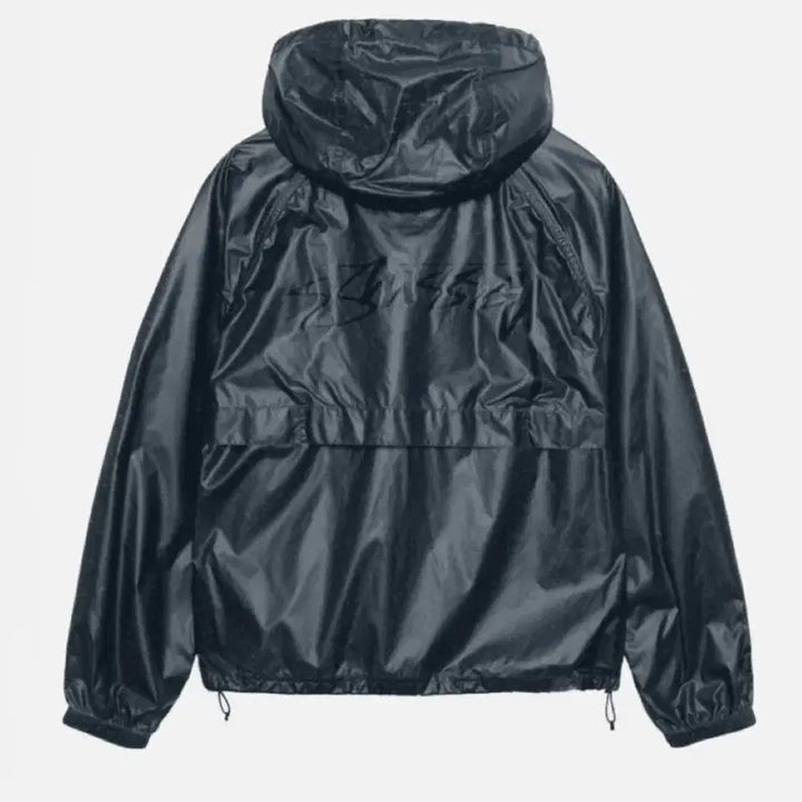 [BUNJANG] Stussy Beach Shell Cracked Ribstop Windbreaker Jacket L / 스투시 비치쉘 크랙드 립스타 윈드브레이커 바람막이 L