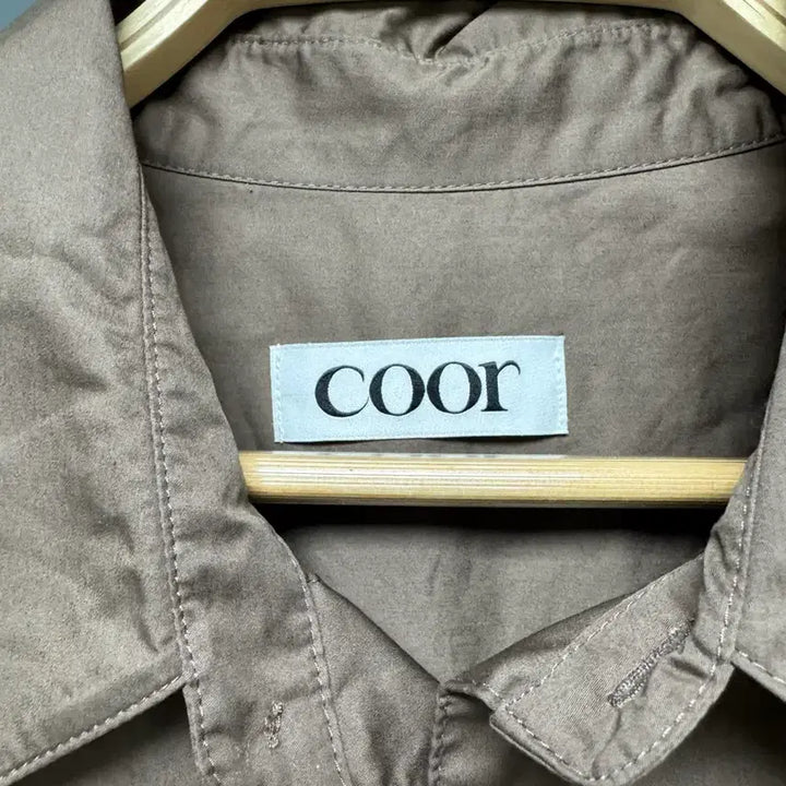 [BUNJANG] coor Cotton Shirt Brown L / 쿠어 coor 코튼 셔츠 브라운 L 사이즈