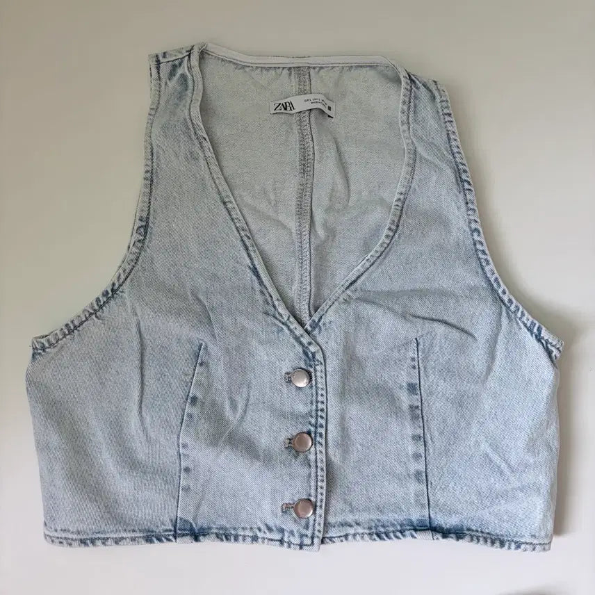[BUNJANG] Zara Denim Vest / Zara 자라 데님 베스트