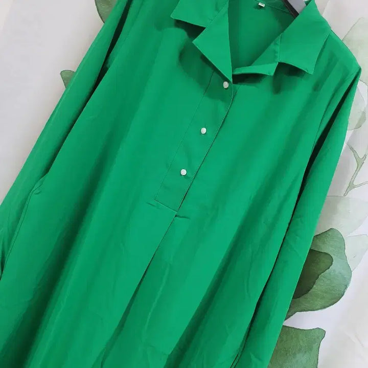 [SOLD OUT] 그린 스판 원피스