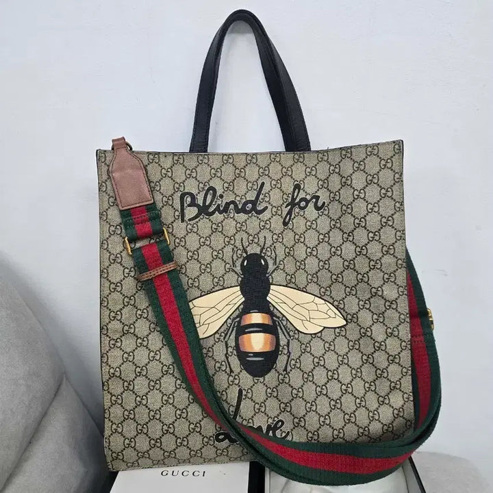 [BUNJANG] Gucci Bee Tote Bag / [보증서 정품] 구찌 꿀벌 토트백