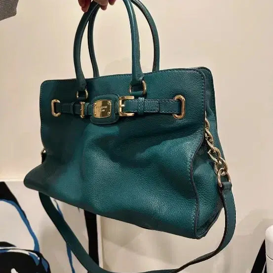 [SOLD OUT] 마이클코어스 에메랄드 토트백 숄더백