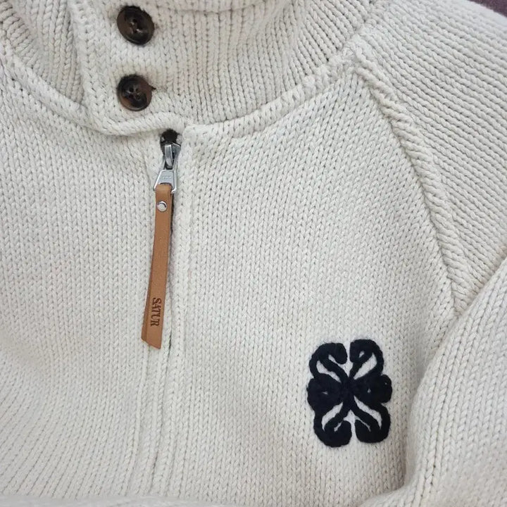 [BUNJANG] SATUR Ivory Knit Cardigan / SATUR   새터 아이보리 니트 가디건