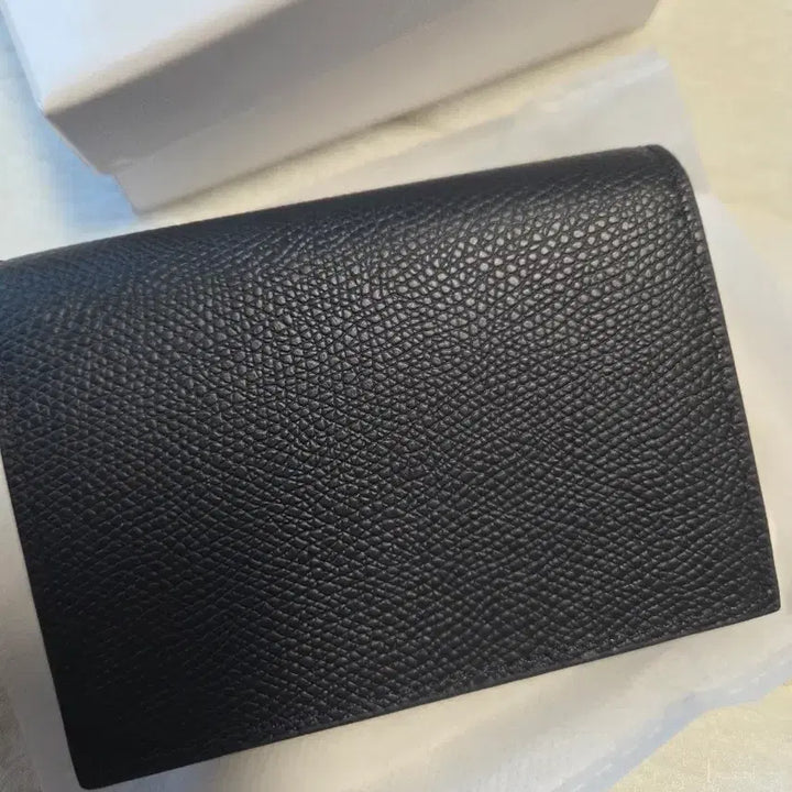 [BUNJANG] Black Leather Card Wallet / 블랙 레더 카드지갑