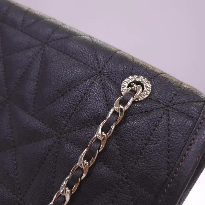 [BUNJANG] Louis Quatorze Real Leather Chain Shoulder Bag / 루이까또즈) 리얼가죽 체인 숄더백