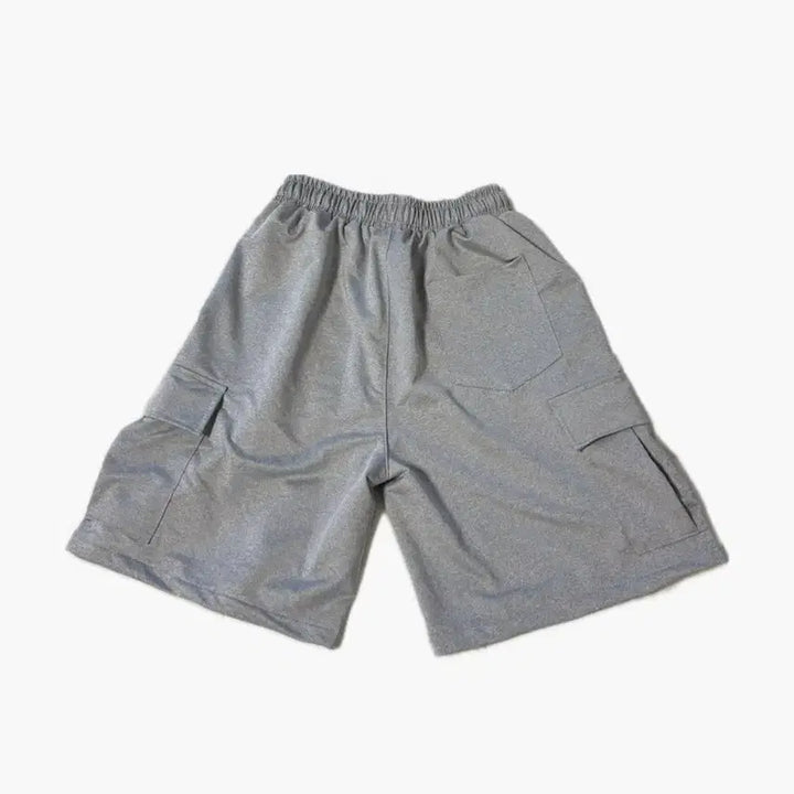 [SOLD OUT] 회색 카고 버뮤다팬츠