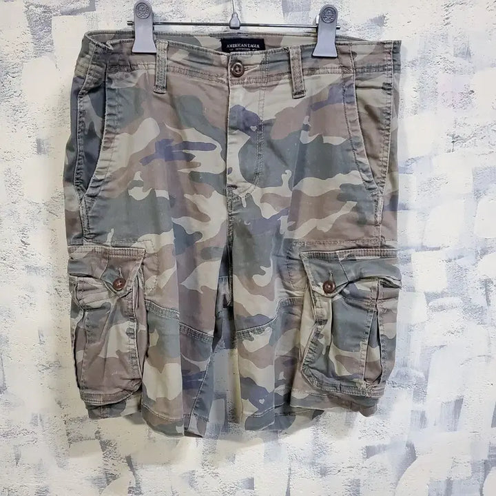 [BUNJANG] American Eagle Camo Cargo Shorts 32 / 아메리칸이글 카고 반바지 카모 32