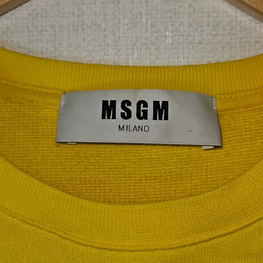 [BUNJANG] MSGM Terry Lightweight Sweatshirt XS / MSGM 엠에스지엠 경량 맨투맨 스웻셔츠 테리 XS (백화점 정품)