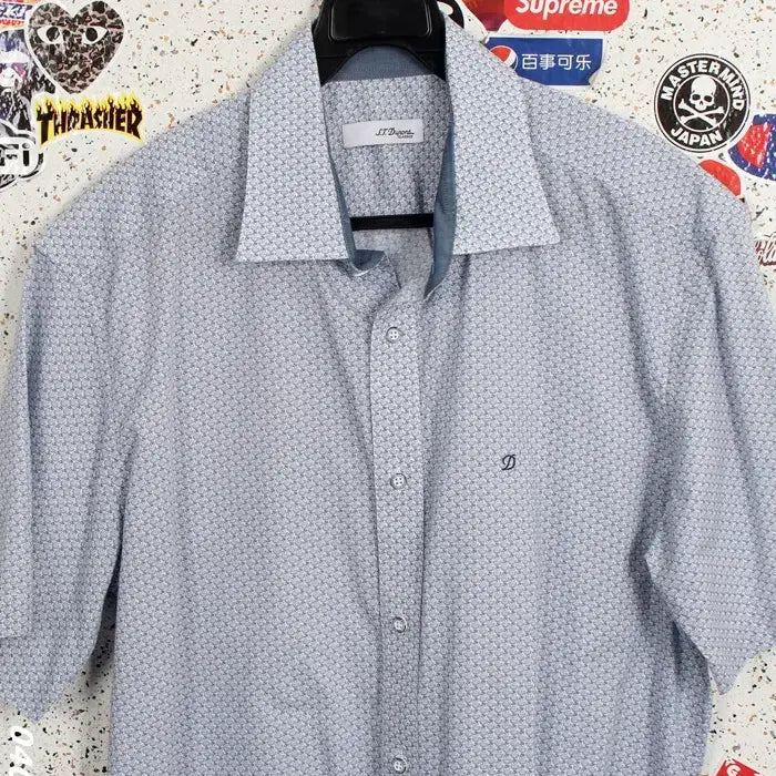 [BUNJANG] Dupont Classic Fruit Pattern Short-Sleeve Shirt / 남성100 / 듀퐁 클래식 과일패턴 반팔셔츠BL 12-123