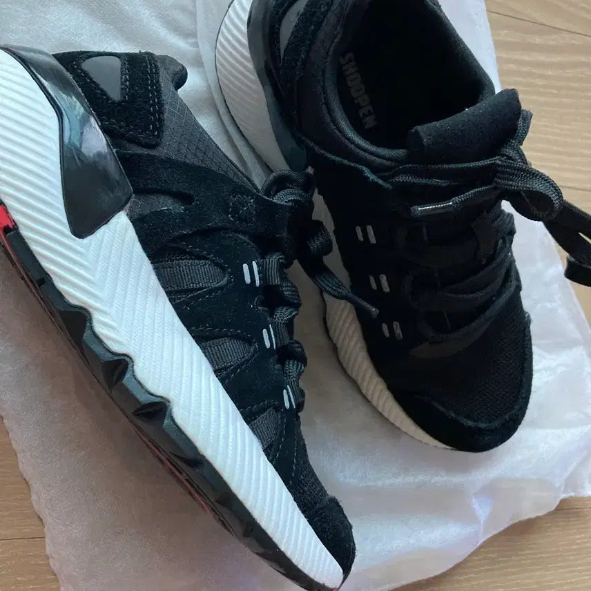 [BUNJANG] Shoopen Black Sneakers / 상태최상) 새깔창 230 블랙 슈펜 운동화