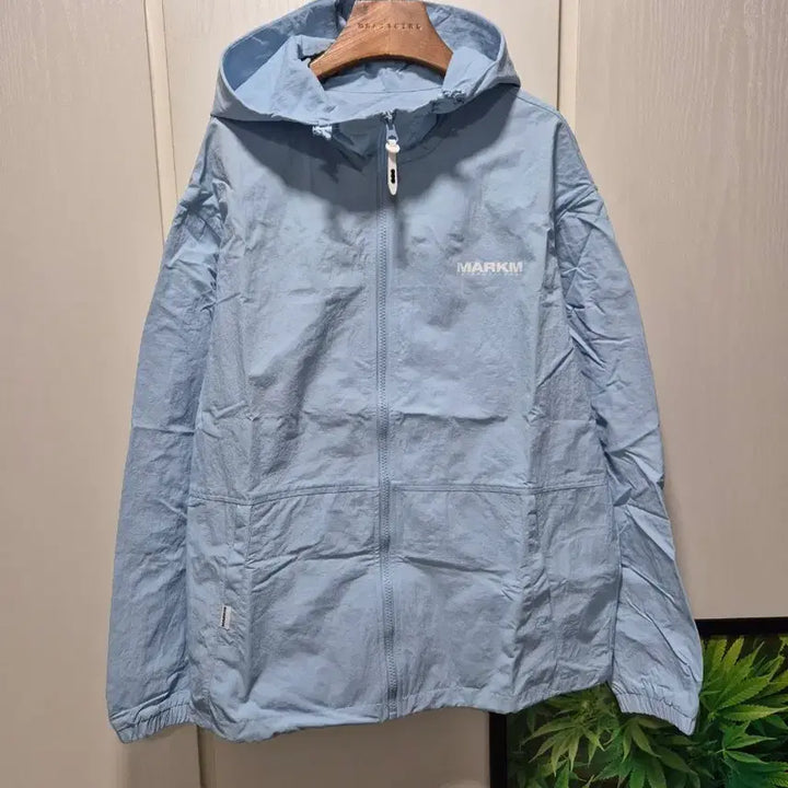 [BUNJANG] MARKM Windbreaker Setup Sky Blue / (타임세일)(새상품)MARKM 바람막이 셋업 하늘색