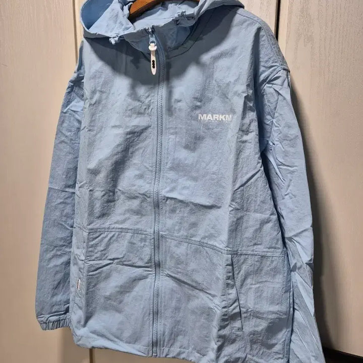 [BUNJANG] MARKM Windbreaker Setup Sky Blue / (타임세일)(새상품)MARKM 바람막이 셋업 하늘색