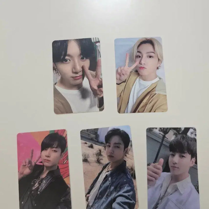 [BUNJANG] BTS Jungkook Photocard Bundle Set / 방탄소년단 bts 정국 포토카드 5장 양도