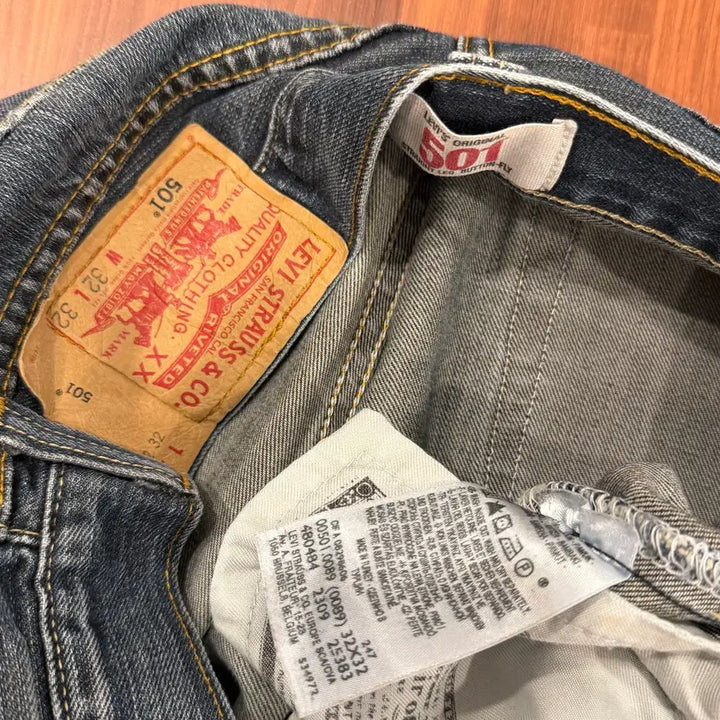 [SOLD OUT] Levis 리바이스 501 데님 팬츠 (31-32inch)