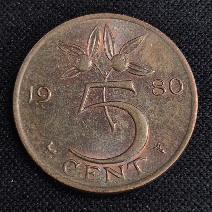 [BUNJANG] Netherlands 5 Cent Coin (1980) / [EP. 2136] 1980년 네덜란드 5센트 동전