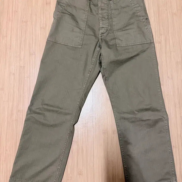 [SOLD OUT] RRL 헤링본 유틸리티 퍼티그 팬츠 30*30