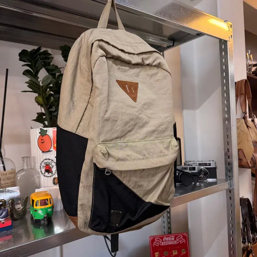[BUNJANG] Diesel Suede Slab Fabric Backpack / 디젤 스웨이드 슬라브 패브릭 백팩