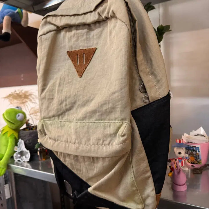 [BUNJANG] Diesel Suede Slab Fabric Backpack / 디젤 스웨이드 슬라브 패브릭 백팩