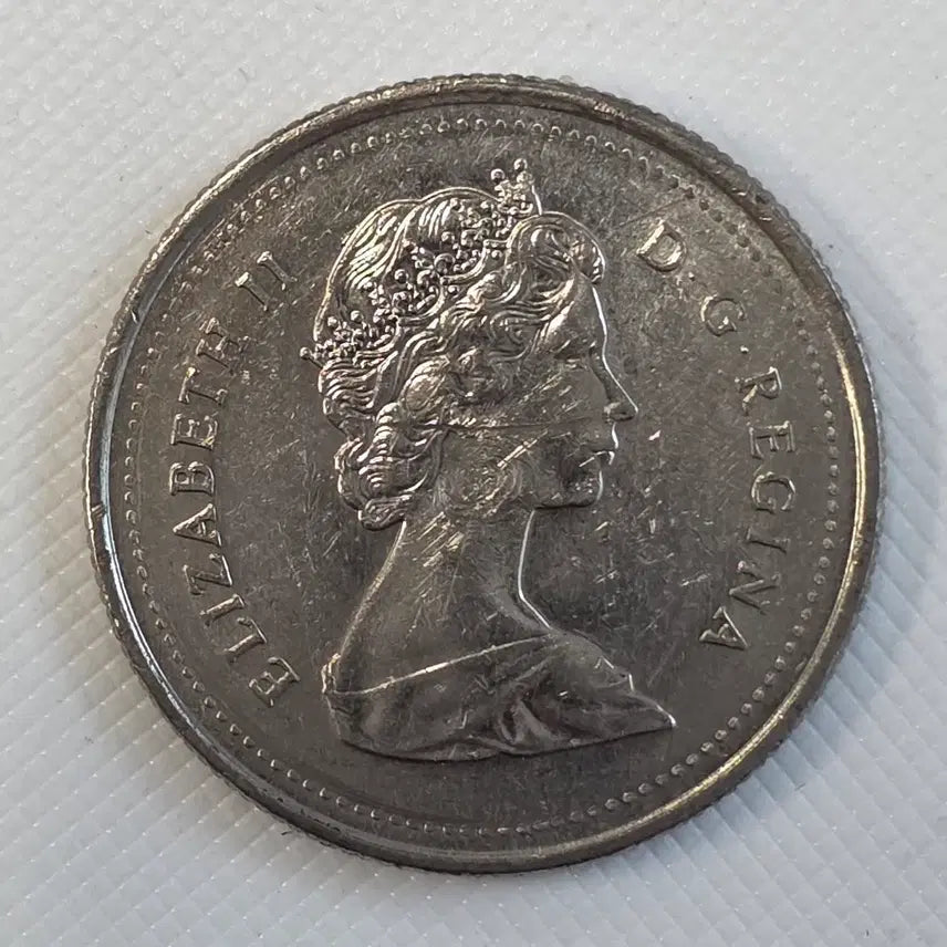 [BUNJANG] Canada 25 Cent Coin zk-2583 / 캐나다 25센트 동전 zk-2583