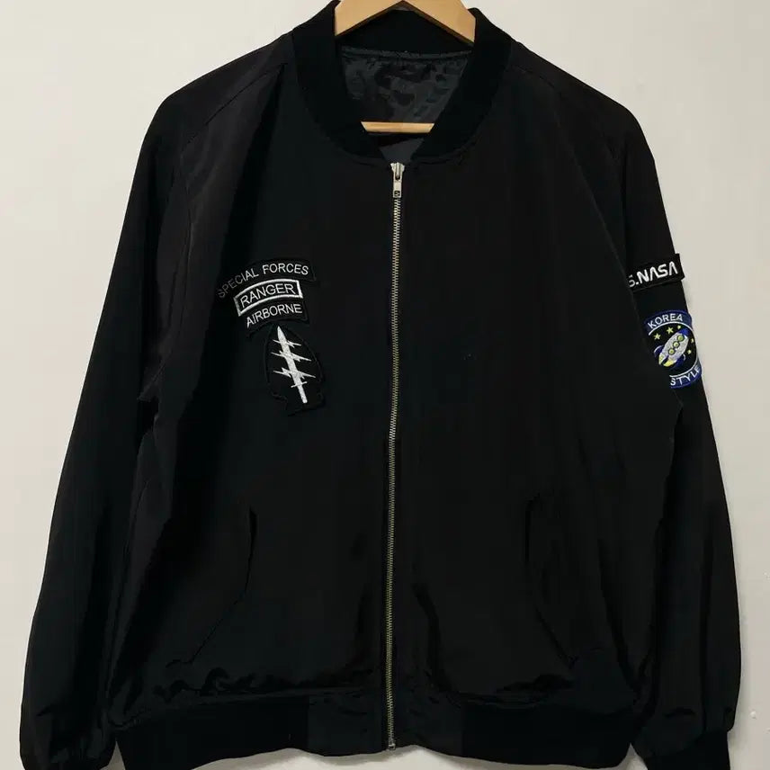 [SOLD OUT] 100-105 US NASA Ma-1 루즈핏 봄버 블루종 자켓