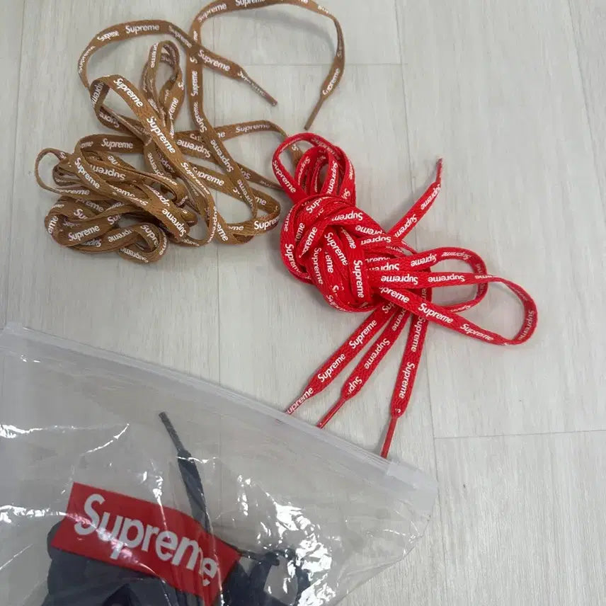 [BUNJANG] Supreme Force Shoelaces / 슈프림 포스 신발끈 된장 빨간탭 끈
